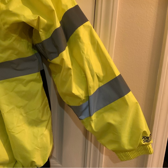 Tingley Bomber II Size Large Hi-Vis Neon Yellow Jacket Winter Construction - Picture 9 of 14